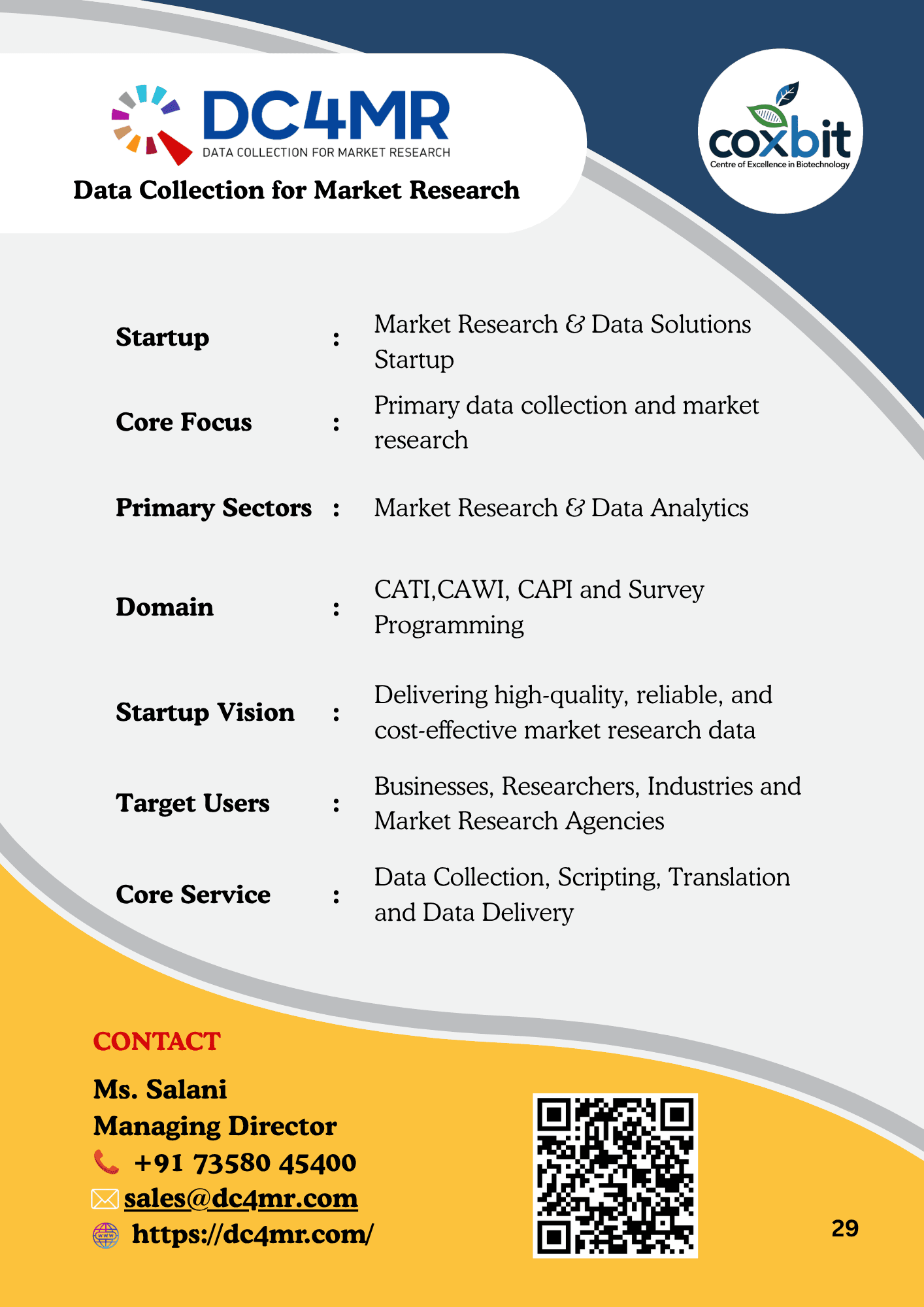 M/s. DC4 Market Research