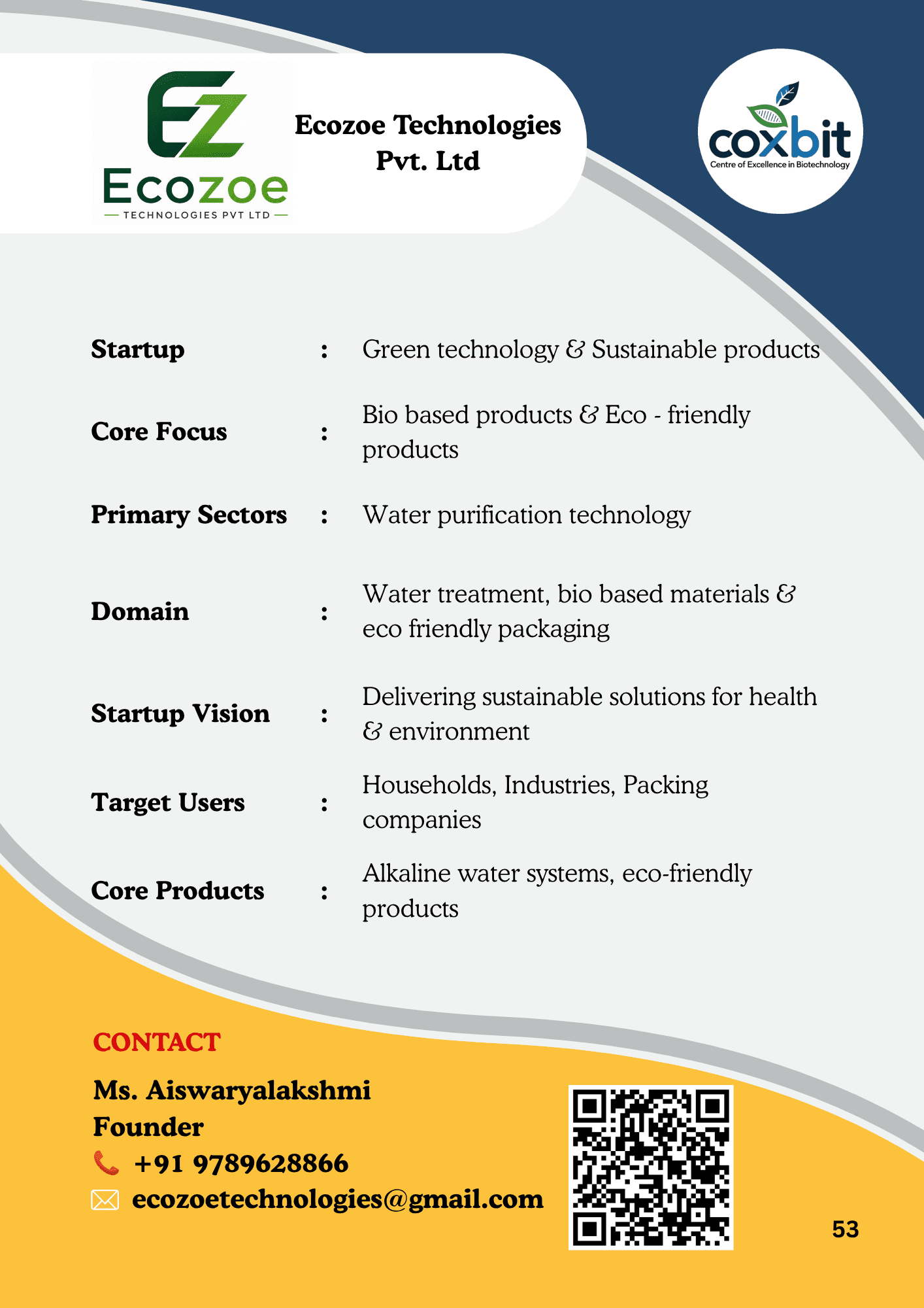 M/s. Ecozoe Technologies Private Limited
