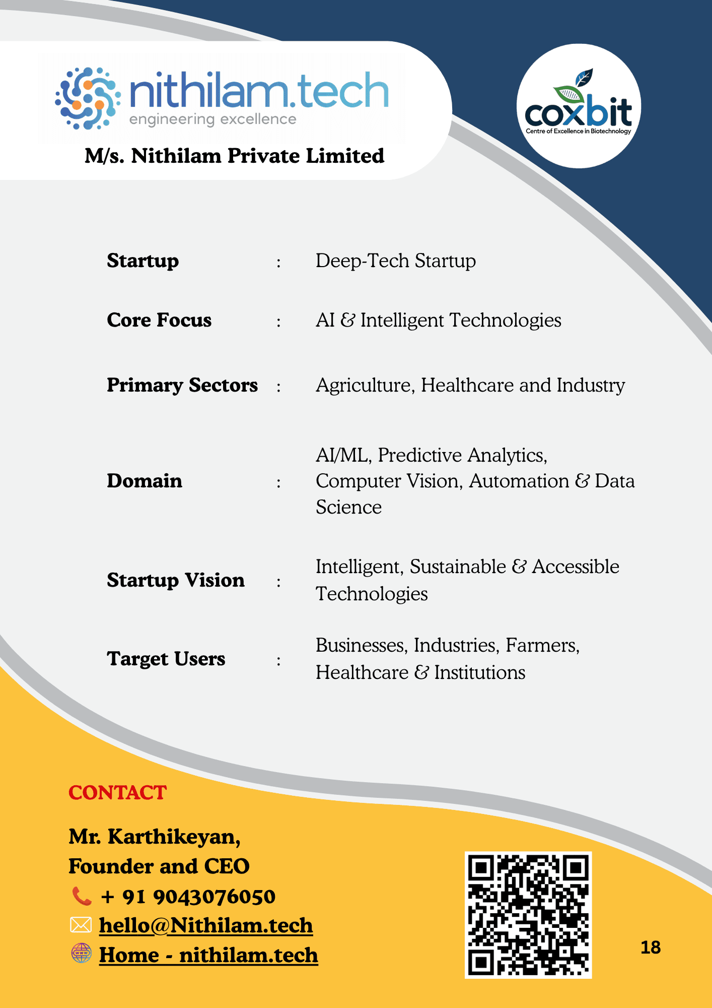 M/s. Nithilam Private Limited
