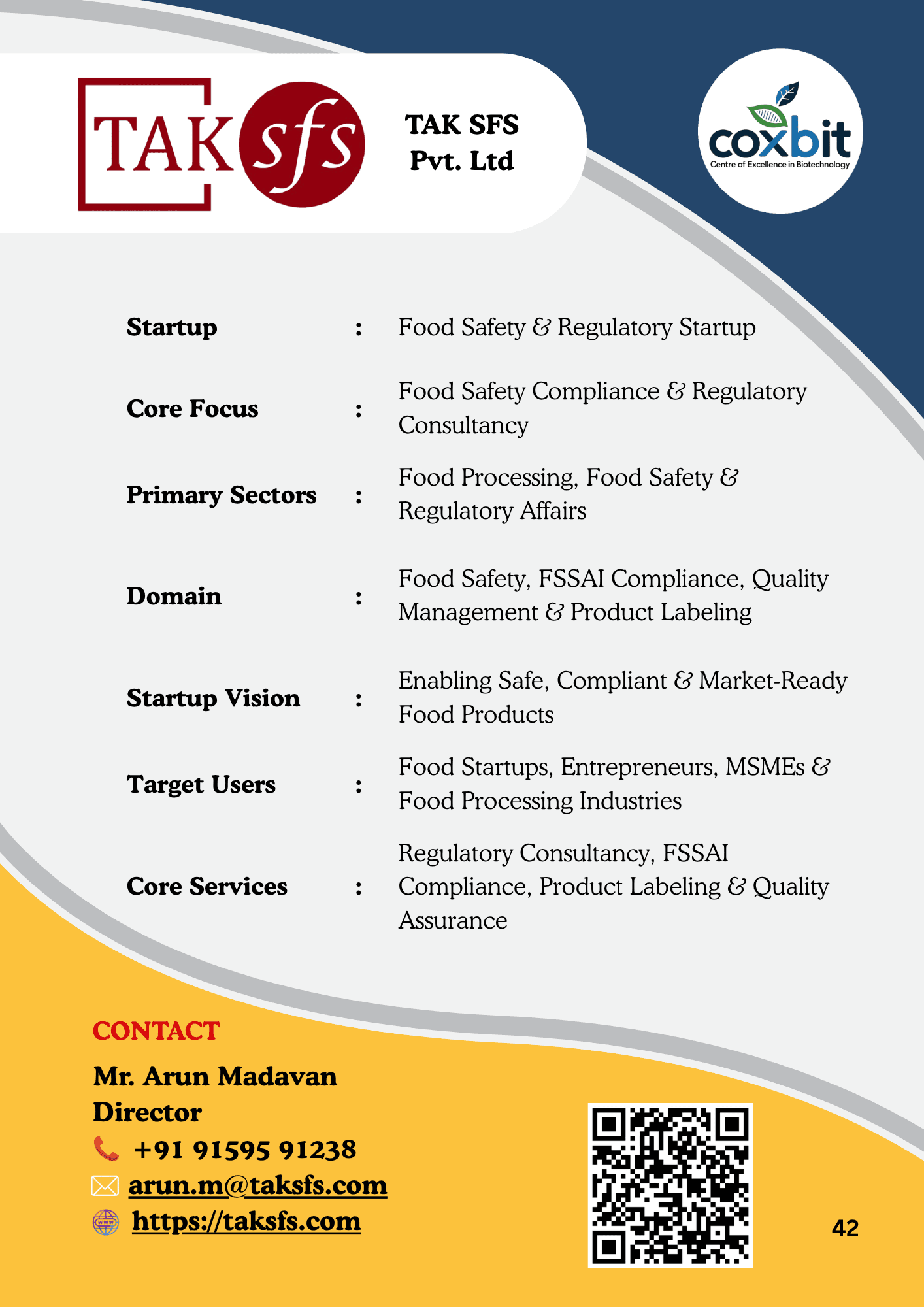 M/s. TAK SFS Pvt Ltd